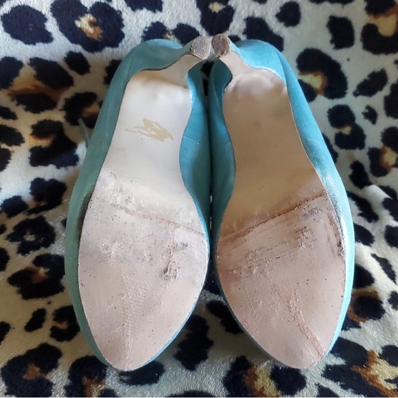 Breckelles baby blue Cinderella heels - Picture 3 of 4